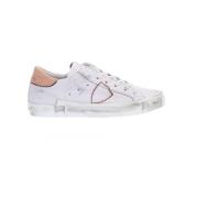 Philippe Model Snygga vita lädersneakers - Dammode White, Dam