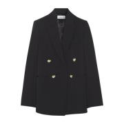 Lanvin Svarta Jackor - Klassisk Stil Black, Dam