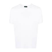 Zanone T-shirt White, Herr