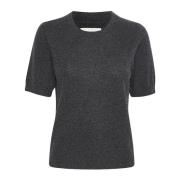 Part Two Cashmere T-shirt Gray, Dam