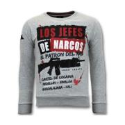 Local Fanatic Exklusiv Män - Los Jefes The Narcos - 11-6382G Gray, Her...
