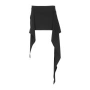 The Attico Short Skirts Black, Dam