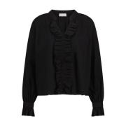 Jane Lushka Stunning Selina Blus i Svart Black, Dam