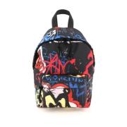 Vetements Tryckt Nylon Mini Graffiti Ryggsäck Black, Dam