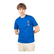 Plein Sport Simple Framelon T-shirt Blue, Herr