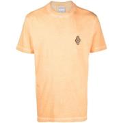 Marcelo Burlon Orange Bomull T-shirts och Polos Orange, Herr