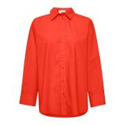 Part Two Tidlös och sofistikerad skjortblus för kvinnor Red, Dam
