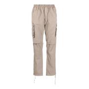 Represent Leather Trousers Beige, Herr