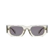 Kuboraum Unika solglasögon med oregelbunden grå ram och gråa linser Gr...