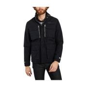 Schott NYC Fielda 2 Canvas Jacket med fickor Blue, Herr