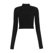 Dion Lee Svart viskosblandning Black, Dam