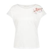 Jane Lushka Ekologisk Bomull Modern T-Shirt White, Dam