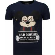 Local Fanatic State Prison Bad Mouse Rhinestone - Man T Shirt - 5764N ...