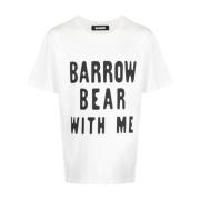 Barrow 002 Off White Jersey T-Shirt White, Herr