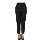 Simona Corsellini Slim-fit Trousers Black, Dam