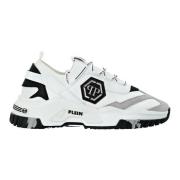 Philipp Plein Hexagon Predator Sneakers White, Herr