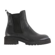 Högl Eleganta Chelsea Boots för kvinnor Black, Dam