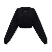 Off White Tvålags sweatshirt Black, Dam