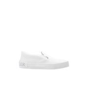 Moncler Vita Slip-On Trainers med Tri Design White, Dam