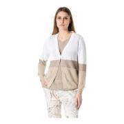 Le Tricot Perugia Cardigans Beige, Dam