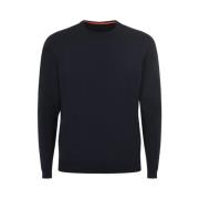 RRD Stilfull Rundhalsad Pullover Blue, Herr