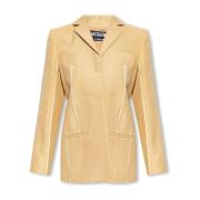 Jacquemus Caraco blazer Beige, Dam