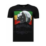 Local Fanatic Soul Rebel Bob Rhinestone -Man T Shirt - 5778Z Black, He...