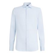 Boggi Milano Skjorta i Slim Fit med Stretchbomull Blue, Herr