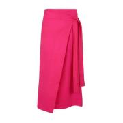 P.a.r.o.s.h. Fuchsia Midi Kjolar Purple, Dam