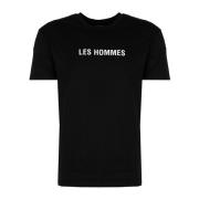 Les Hommes T-Shirts Black, Herr