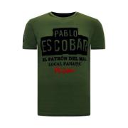 Local Fanatic Pablo Escobar T Shirt Herr Green, Herr