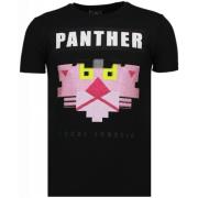 Local Fanatic Pink Panther For A Cougar - Herr T shirt - 5780Z Black, ...