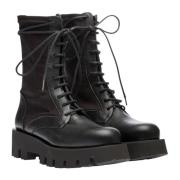 Paloma Barceló Lace-up Boots Black, Dam