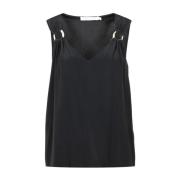 Simona Corsellini Sleeveless Tops Black, Dam