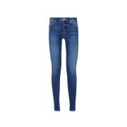 Liu Jo Gudomliga High-Waisted Skinny Jeans Blue, Dam