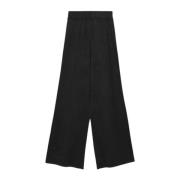 Hinnominate Wide Trousers Black, Dam