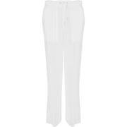 Fabiana Filippi Stiliga Straight Trousers White, Dam