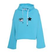 Chiara Ferragni Collection Sweatshirts Hoodies Blue, Dam