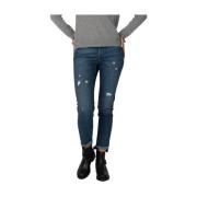 Liu Jo Straight Fit Jeans Black, Dam