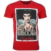 Local Fanatic Scarface Get Every Dollar Print - Herr T Shirt - 2004R R...