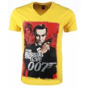 Local Fanatic James Bond From Russia 007 - Man T Shirt - 54001Ge Yello...