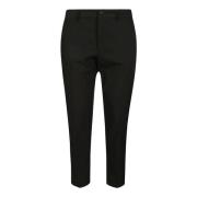 PT Torino Svarta Twill Biotex Stretchbyxor Black, Herr