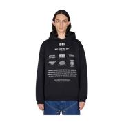 Vtmnts Sweatshirts Hoodies Black, Herr