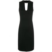 Twinset Elegant Svart Ärmelös Klänning Black, Dam