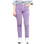 Islow Eryn Corduroy Slim 7/8 Byxor Purple, Dam