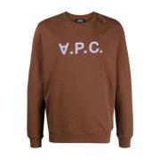 A.p.c. Sweatshirts Brown, Herr