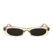 Saint Laurent Vintageinspirerade solglasögon för kvinnor Beige, Dam