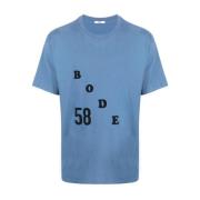 Bode T-Shirts Blue, Herr