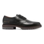 Common Projects Svart Officers Derby 2396 Black, Herr
