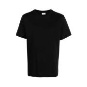 Dries Van Noten Hertz T-Shirt - Stiligt Design Black, Herr